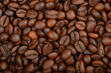 Coffee beans background