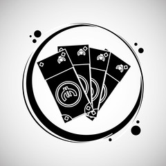 Obraz premium Financial item design. money icon. Flat illustration, vector gra