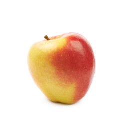 Ripe red and golden jonagold apple