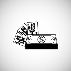 Financial item design. money icon. Flat illustration, vector graphic