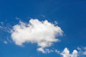 cloud on blue sky