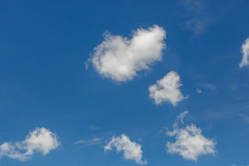 cloud on blue sky