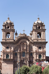 Fototapeta na wymiar Cathedral in Cusco Peru 