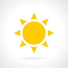 Sun vector icon