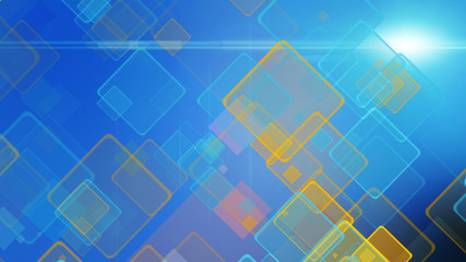 Color background with squares.