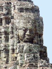 sculpture detail at the Bayon temple