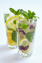 summer lemonade isolated