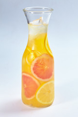 summer lemonade isolated