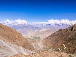 Mountain View From Annapurna Circuit Trail
