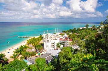 Cercles muraux Plage tropicale Jamaica beaches, Montego Bay