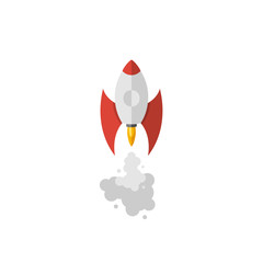 Fototapeta premium Rocket icon isolated on white background