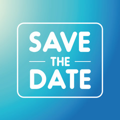 Save the Date vector invitation