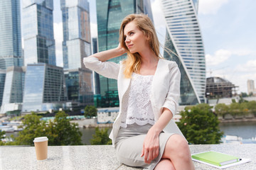 Fototapeta premium Portrait of business woman