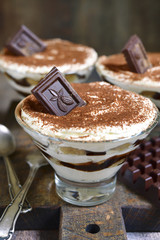 Chocolate tiramisu.