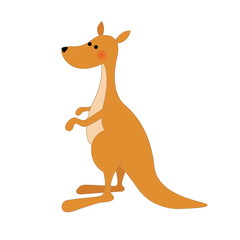 Cartoon kangaroo