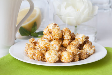dessert caramel popcorn still life sweet