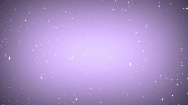 Abstract violet background with stars. Seamless loop.