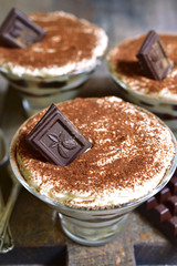 Chocolate tiramisu.
