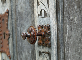Alter Türknauf einer Kirche in Südtirol