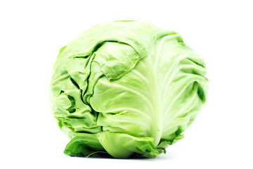 Cabbage isolated on white background