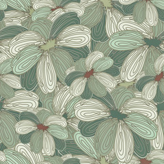 Seamless Floral Ornamental Pattern