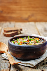 white bean soup mushrooms