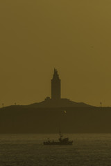 Fototapeta premium Torre de Hercules (La Coruña, España).