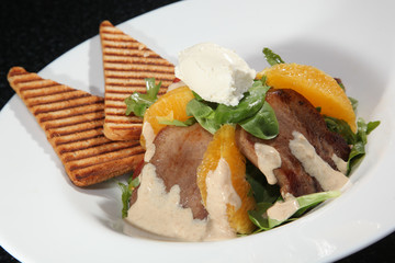 beef tongue with orange