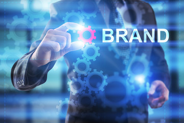 Businessman is selecting Brand.