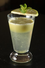 fresh drink with Apple and celery