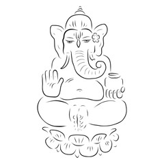 Hindu God Ganesha