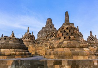 Borobudur Buddist Temple - island Java Indonesia