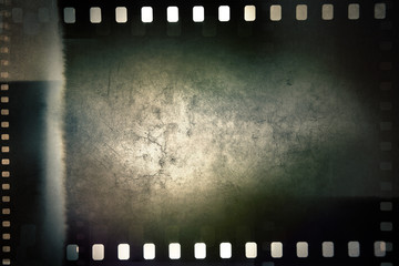 Obraz premium Grunge film strips frames abstract background