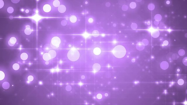 Elegant violet abstract. Disco background with circles and stars. Christmas Animated Background. loop able abstract background circles.