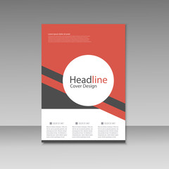 Brochure business style cover template