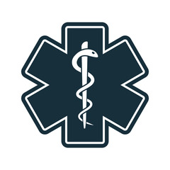 life star medical snake icon