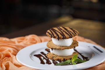 Chocolate Chip Ice Cream Cookie Sandwich