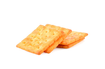 Cracker isolated on white background
