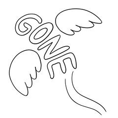 drawing text art gone