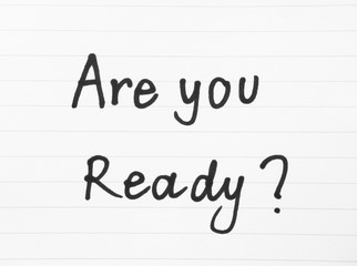 Hand writing on paper