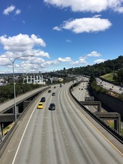 Sunny Seattle Freeway