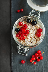  Muesli with red and black currant