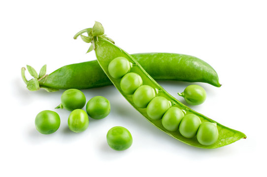 Green peas close-up