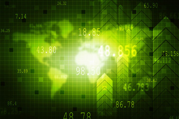 2d illustration world map abstract background
