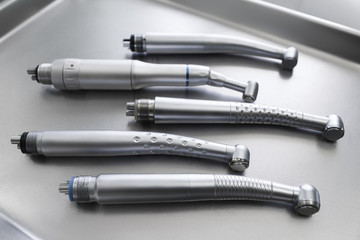 Dentistry Equipment Stomatology Handpiece Dentist Teeth Mouth Care Healthcare Medicine Concept