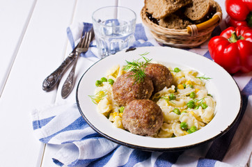 Grilled meat cutlets
