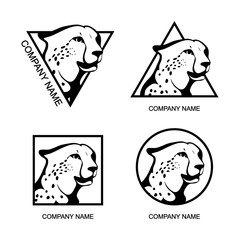 Set of Cheetah logo