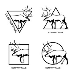 Set of Deer logo