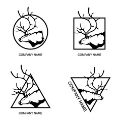 Set of Deer logo