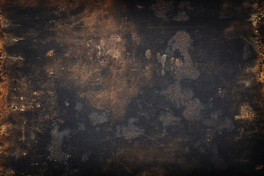 grunge dirty metal background or texture